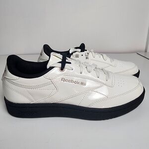 Reebok X Cardi B White Sneakers with Black Soles